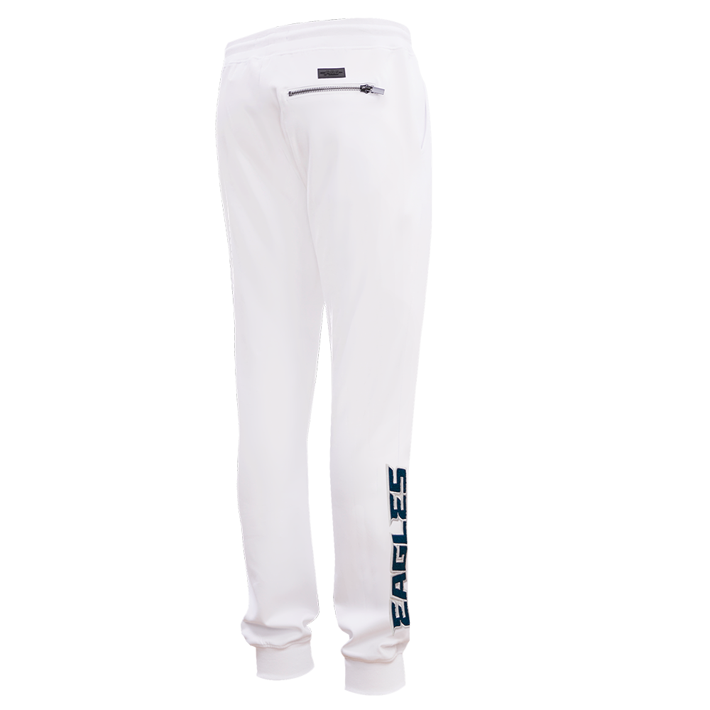 NFL PHILADELPHIA EAGLES CLASSIC CHENILLE MEN'S JOGGER (WHITE)