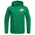 NFL PHILADELPHIA EAGLES CLASSIC CHENILLE MEN'S DK PO HOODIE (KELLY GREEN)