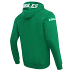 NFL PHILADELPHIA EAGLES CLASSIC CHENILLE MEN'S DK PO HOODIE (KELLY GREEN)