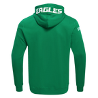 NFL PHILADELPHIA EAGLES CLASSIC CHENILLE MEN'S DK PO HOODIE (KELLY GREEN)