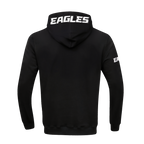 NFL PHILADELPHIA EAGLES CLASSIC CHENILLE CHANDAIL À CAPUCHON EN MAILLE DOUBLE À GLISSIÈRE POUR HOMME (NOIR)