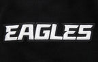 NFL PHILADELPHIA EAGLES CLASSIC CHENILLE CHANDAIL À CAPUCHON EN MAILLE DOUBLE À GLISSIÈRE POUR HOMME (NOIR)