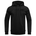 NFL PHILADELPHIA EAGLES TRIPLE BLACK CHANDAIL À CAPUCHON EN MAILLE DOUBLE POUR HOMME (TRIPLE NOIR HOMME)