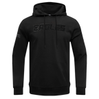NFL PHILADELPHIA EAGLES TRIPLE BLACK CHANDAIL À CAPUCHON EN MAILLE DOUBLE POUR HOMME (TRIPLE NOIR HOMME)