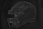 NFL PHILADELPHIA EAGLES TRIPLE BLACK CHANDAIL À CAPUCHON EN MAILLE DOUBLE POUR HOMME (TRIPLE NOIR HOMME)