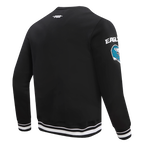 NFL PHILADELPHIA EAGLES CHANDAIL À COL ROND MASHUP CÔTELÉ POUR HOMME (NOIR)
