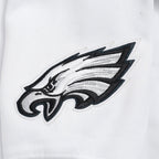NFL PHILADELPHIA EAGLES WINGSPAN CHANDAIL À CAPUCHON EN MOLLETON À ÉPAULES TOMBANTES POUR HOMME (BLANC)