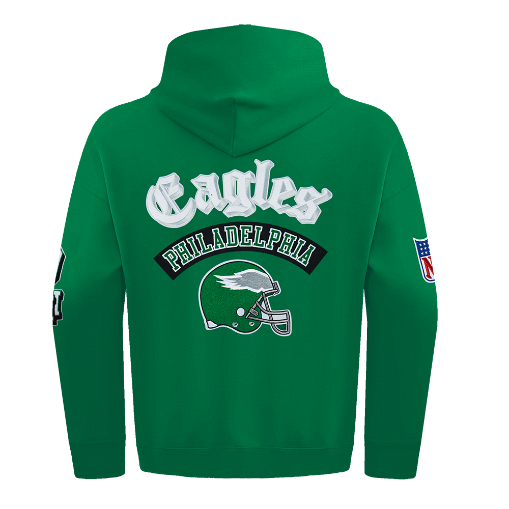 NFL PHILADELPHIA EAGLES BEST OF CHANDAIL À CAPUCHON À ÉPAULES TOMBANTES POUR HOMME (VERT KELLY)