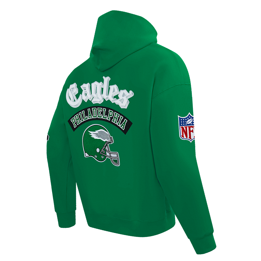 NFL PHILADELPHIA EAGLES BEST OF CHANDAIL À CAPUCHON À ÉPAULES TOMBANTES POUR HOMME (VERT KELLY)