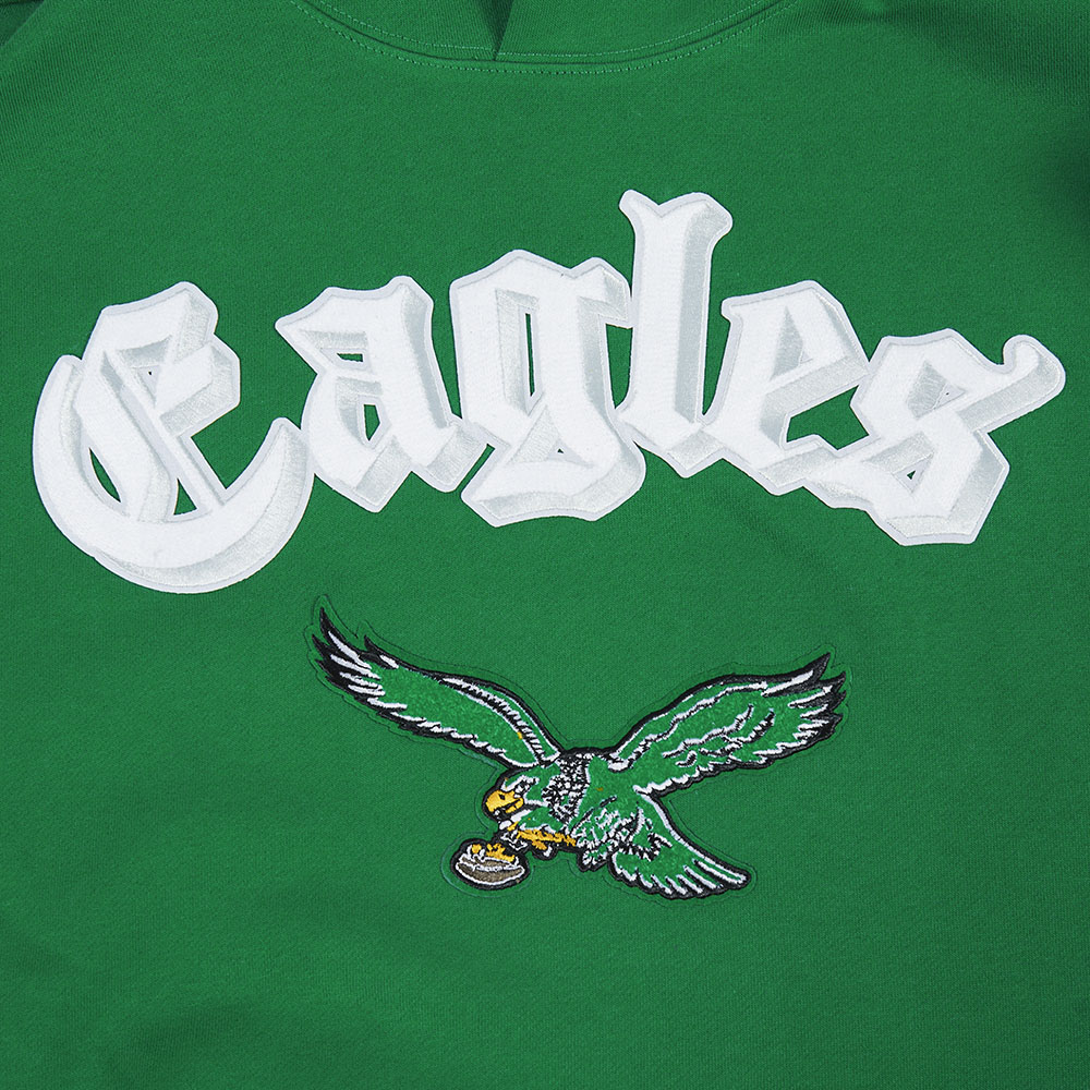 NFL PHILADELPHIA EAGLES BEST OF CHANDAIL À CAPUCHON À ÉPAULES TOMBANTES POUR HOMME (VERT KELLY)