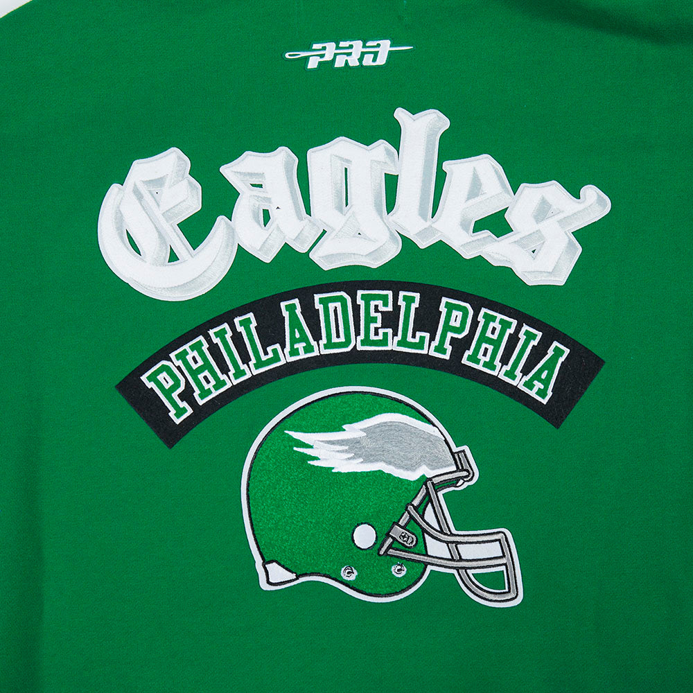 NFL PHILADELPHIA EAGLES BEST OF CHANDAIL À CAPUCHON À ÉPAULES TOMBANTES POUR HOMME (VERT KELLY)