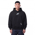 NFL PHILADELPHIA EAGLES CLASSIC ICON MEN'S PULLOVER HOODIE (BLACK)