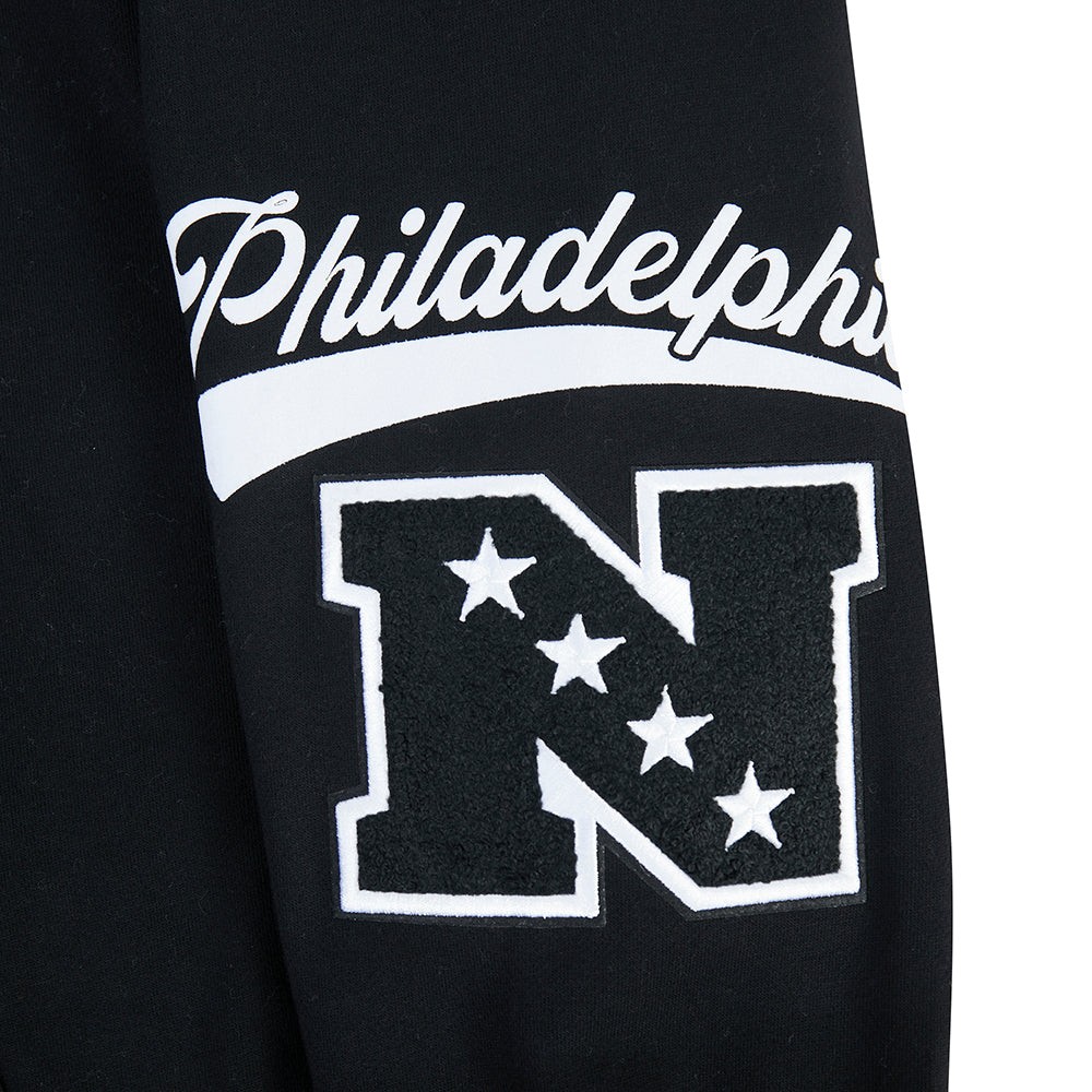 NFL PHILADELPHIA EAGLES LIVING LARGE CHANDAIL À CAPUCHON POUR HOMME (NOIR)
