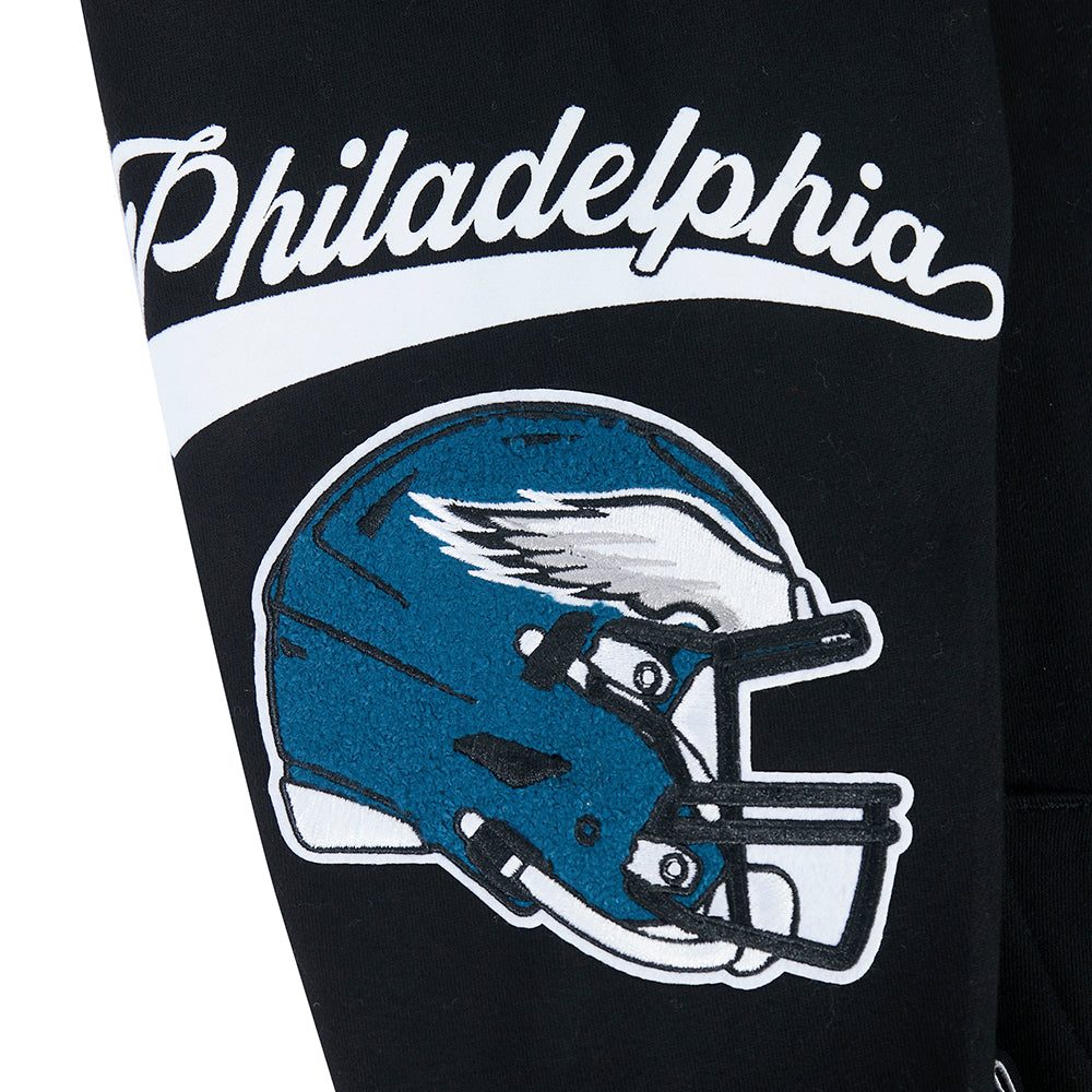 NFL PHILADELPHIA EAGLES LIVING LARGE CHANDAIL À CAPUCHON POUR HOMME (NOIR)