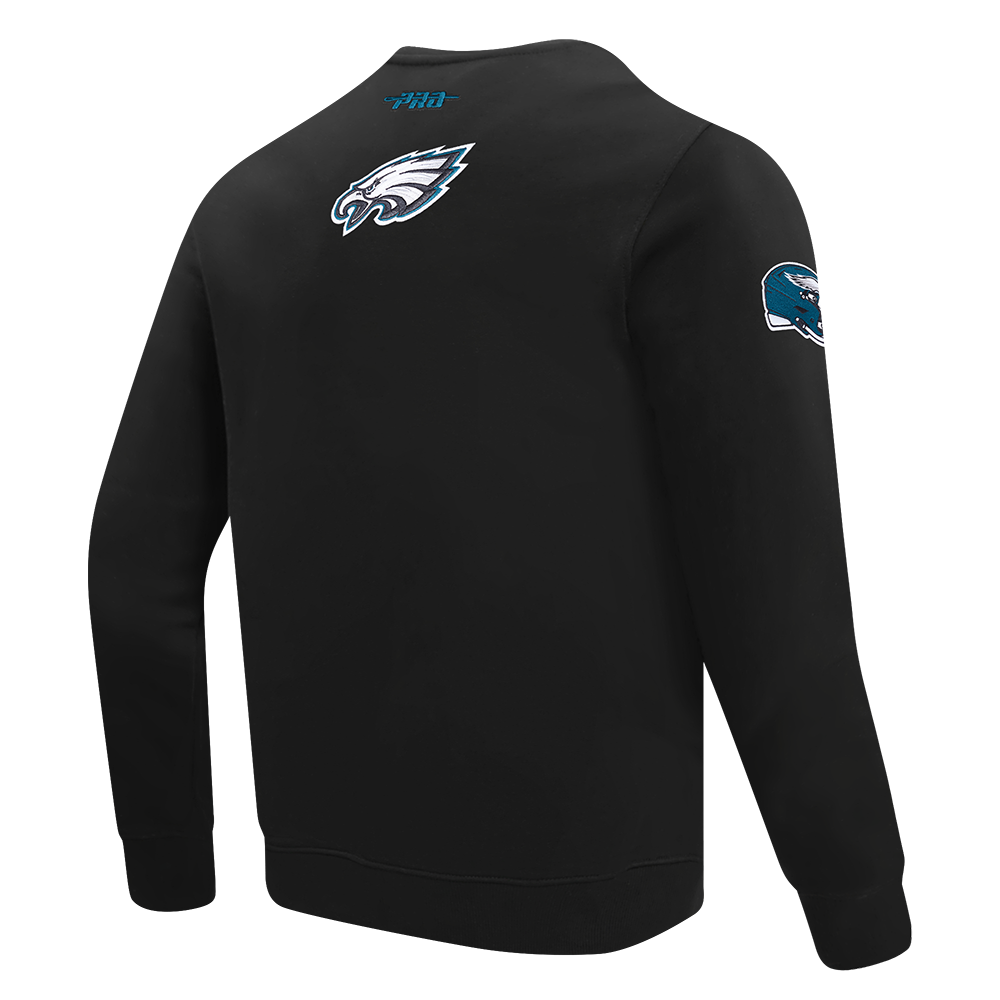 NFL PHILADELPHIA EAGLES CITY ARCH MEN'S FLC CREWNECK (BLACK)