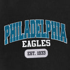 NFL PHILADELPHIA EAGLES CITY ARCH MEN'S FLC CREWNECK (BLACK)