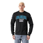 NFL PHILADELPHIA EAGLES CITY ARCH MEN'S FLC CREWNECK (BLACK)