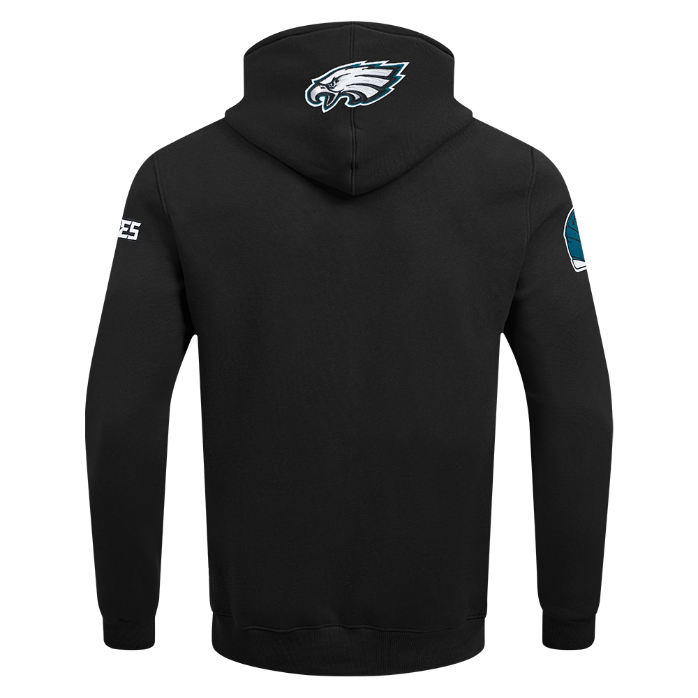 NFL PHILADELPHIA EAGLES CITY ARCH CHANDAIL À CAPUCHON EN MOLLETON POUR HOMME (NOIR)