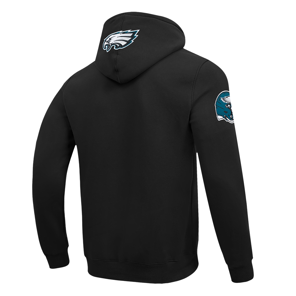 NFL PHILADELPHIA EAGLES CITY ARCH CHANDAIL À CAPUCHON EN MOLLETON POUR HOMME (NOIR)
