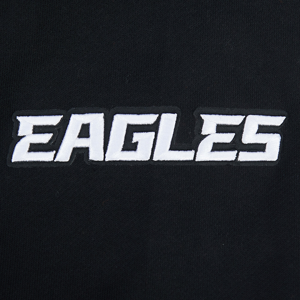 NFL PHILADELPHIA EAGLES CITY ARCH CHANDAIL À CAPUCHON EN MOLLETON POUR HOMME (NOIR)