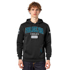 NFL PHILADELPHIA EAGLES CITY ARCH CHANDAIL À CAPUCHON EN MOLLETON POUR HOMME (NOIR)