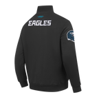 NFL PHILADELPHIA EAGLES CITY ARCH HAUT EN MOLLETON À GLISSIÈRE AU QUART POUR HOMME (NOIR)