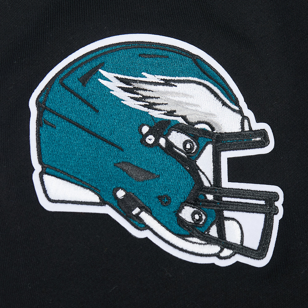 NFL PHILADELPHIA EAGLES CITY ARCH HAUT EN MOLLETON À GLISSIÈRE AU QUART POUR HOMME (NOIR)