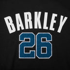 NFL PHILADELPHIA EAGLES SAQUON BARKLEY #26 CLASSIC PNN CHANDAIL À CAPUCHON EN MAILLE DOUBLE POUR HOMME
