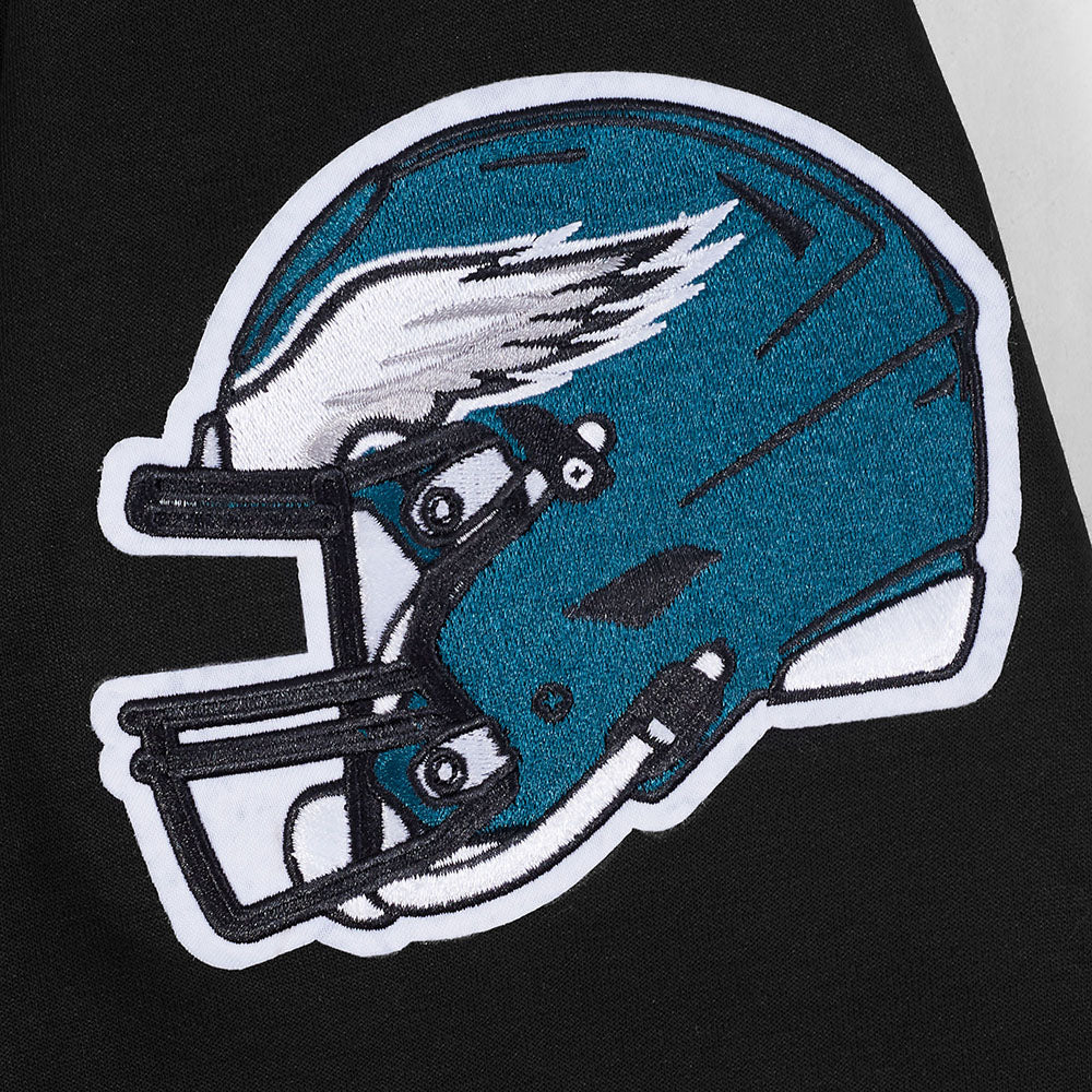 NFL PHILADELPHIA EAGLES SAQUON BARKLEY #26 CLASSIC PNN CHANDAIL À CAPUCHON EN MAILLE DOUBLE POUR HOMME