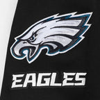 NFL PHILADELPHIA EAGLES SAQUON BARKLEY #26 CLASSIC PNN CHANDAIL À CAPUCHON EN MAILLE DOUBLE POUR HOMME
