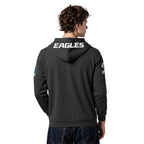 NFL PHILADELPHIA EAGLES SAQUON BARKLEY #26 CLASSIC PNN CHANDAIL À CAPUCHON EN MAILLE DOUBLE POUR HOMME