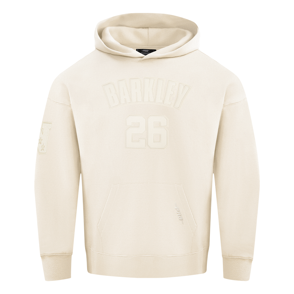 NFL PHILADELPHIA EAGLES SAQUON BARKLEY #26 NEUTRAL MEN'S DROP SHOULD (EGGSHELL)