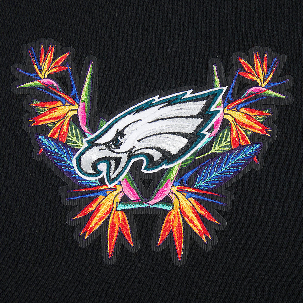 NFL PHILADELPHIA EAGLES PARADISE CHANDAIL OUATÉ À COL ROND POUR HOMME (NOIR)
