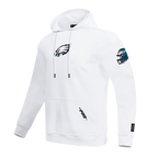 NFL PHILADELPHIA EAGLES CLASSIC CHENILLE CHANDAIL À CAPUCHON POUR HOMME (BLANC)