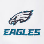NFL PHILADELPHIA EAGLES CLASSIC CHENILLE CHANDAIL À CAPUCHON POUR HOMME (BLANC)