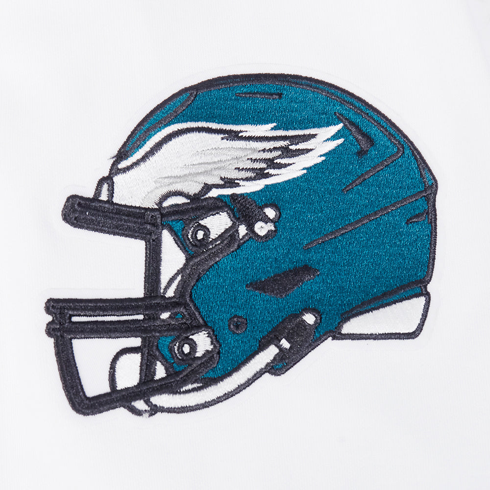 NFL PHILADELPHIA EAGLES CLASSIC CHENILLE CHANDAIL À CAPUCHON POUR HOMME (BLANC)