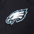 NFL PHILADELPHIA EAGLES CLASSIC CHENILLE CHANDAIL À CAPUCHON À GLISSIÈRE POUR HOMME (NOIR)