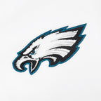 NFL PHILADELPHIA EAGLES CLASSIC CHENILLE CHANDAIL À CAPUCHON À GLISSIÈRE POUR HOMME (BLANC)