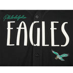 NFL PHILADELPHIA EAGLES ORIGINAL PLAYERS MEN'S PULL OVER HOODIE (BLACK/EGGSHELL)