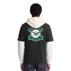 NFL PHILADELPHIA EAGLES ORIGINAL PLAYERS MEN'S PULL OVER HOODIE (BLACK/EGGSHELL)