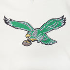 NFL PHILADELPHIA EAGLES RETRO CLASSICS CHANDAIL À CAPUCHON POUR HOMME (COQUILLE D'ŒUF/VERT KELLY)