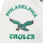 NFL PHILADELPHIA EAGLES RETRO CLASSICS CHANDAIL À CAPUCHON POUR HOMME (COQUILLE D'ŒUF/VERT KELLY)