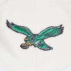 NFL PHILADELPHIA EAGLES RETRO CLASSICS CHANDAIL À CAPUCHON POUR HOMME (COQUILLE D'ŒUF/VERT KELLY)