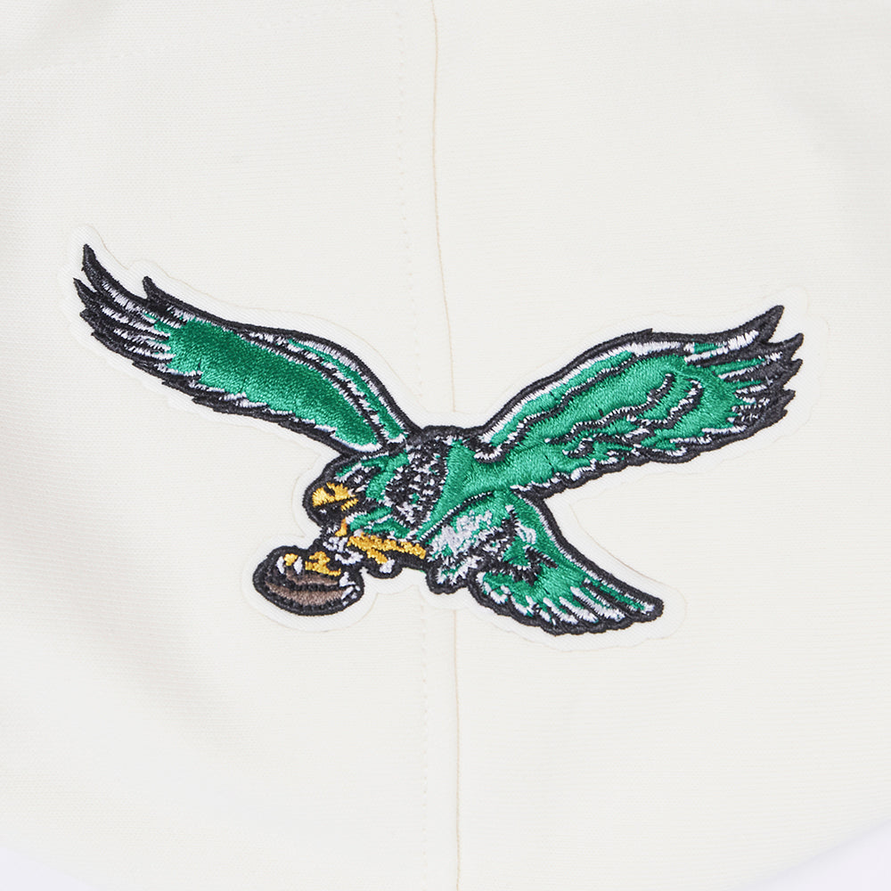 NFL PHILADELPHIA EAGLES RETRO CLASSICS CHANDAIL À CAPUCHON POUR HOMME (COQUILLE D'ŒUF/VERT KELLY)