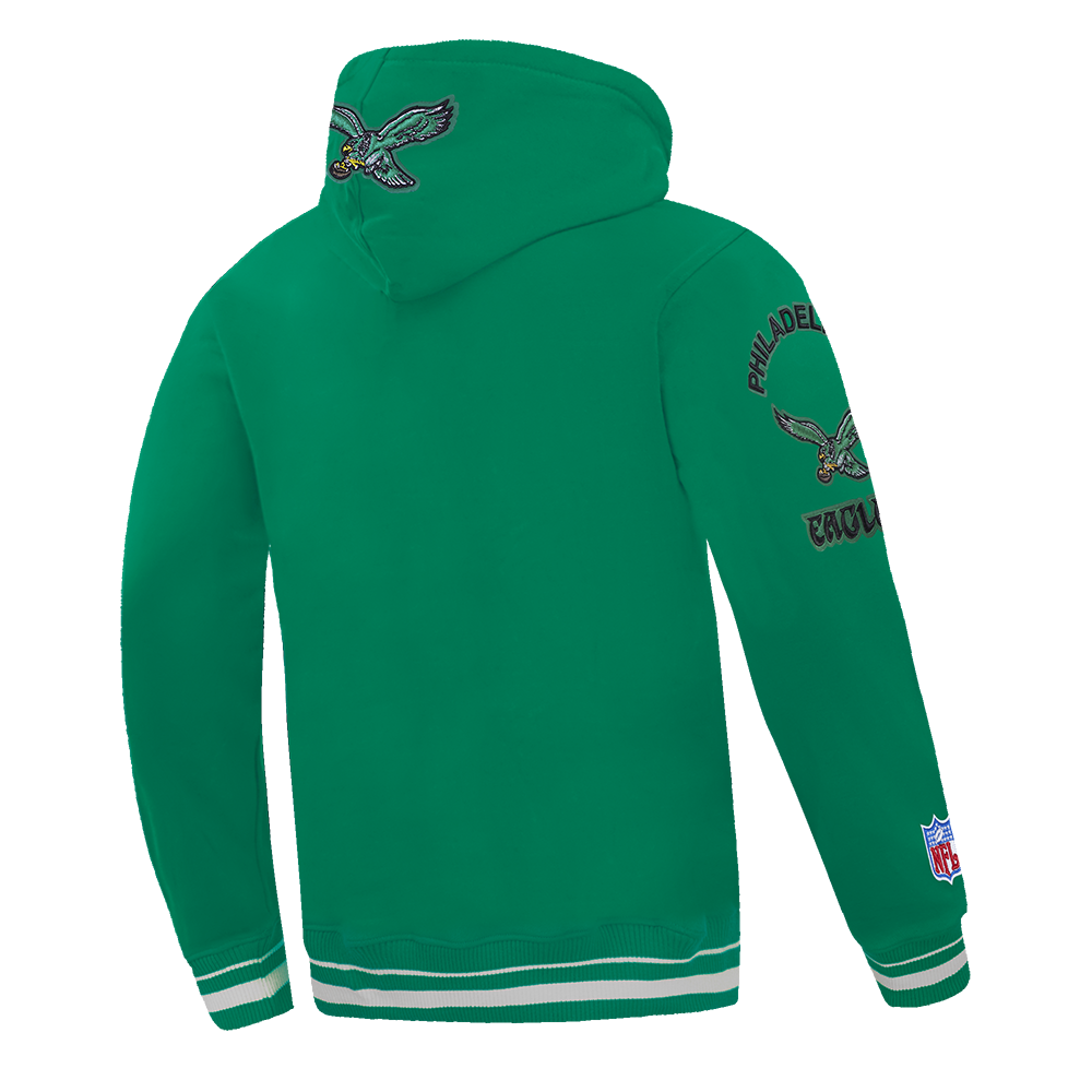 NFL PHILADELPHIA EAGLES RETRO CLASSICS MEN'S PULLOVER HOODIE (KELLY GREEN)