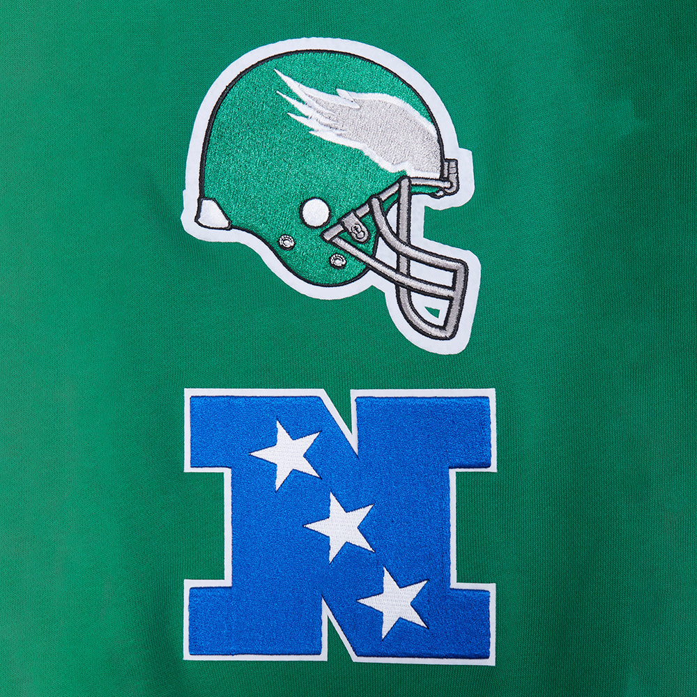 NFL PHILADELPHIA EAGLES RETRO CLASSICS MEN'S PULLOVER HOODIE (KELLY GREEN)