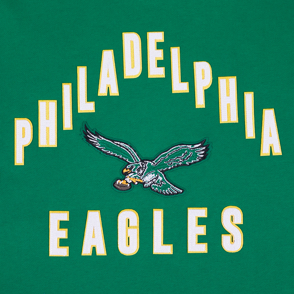 NFL PHILADELPHIA EAGLES ON TOP MEN'S SWEATSHIRT (KELLY GREEN)