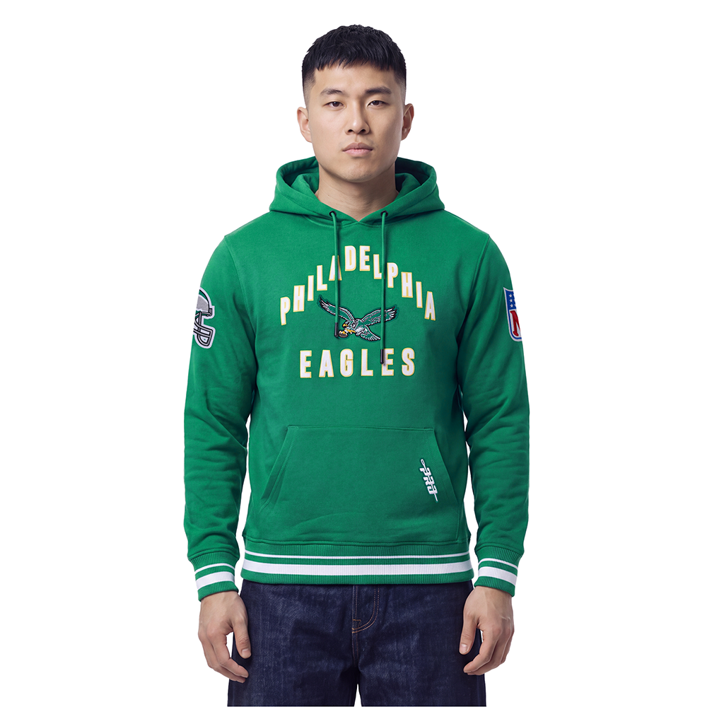 NFL PHILADELPHIA EAGLES ON TOP MEN'S SWEATSHIRT (KELLY GREEN)
