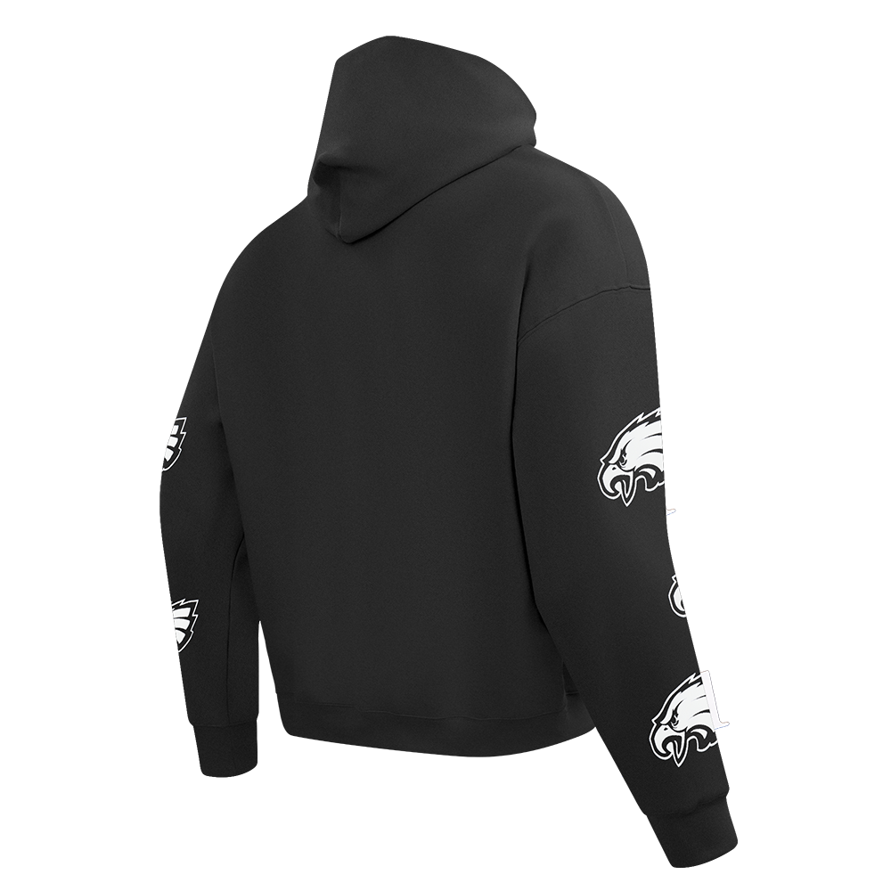 NFL PHILADELPHIA EAGLES CHANDAIL À CAPUCHON À GLISSIÈRE POUR HOMME (NOIR)