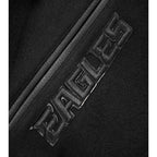NFL PHILADELPHIA EAGLES TRIPLE BLACK MEN'S WOOL VARSITY JACKET (TRIPLE BLACK MEN'S)